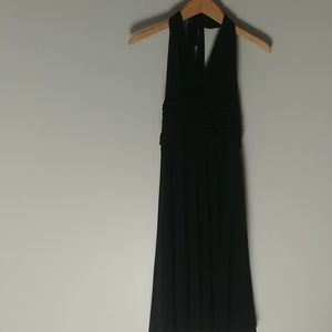 Jones New York Backless Ruffled Dress With Tie